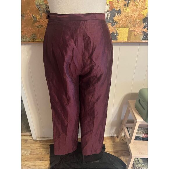 Peruvian Connection Gorgeous silk, and linen blend dress pants 12 - Picture 3 of 7